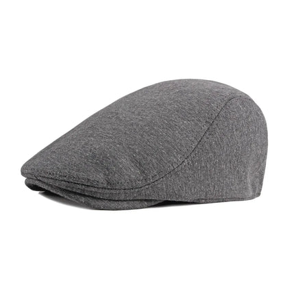Fashion Soft Beret Hat Solid Color Casual Newsboy Hat