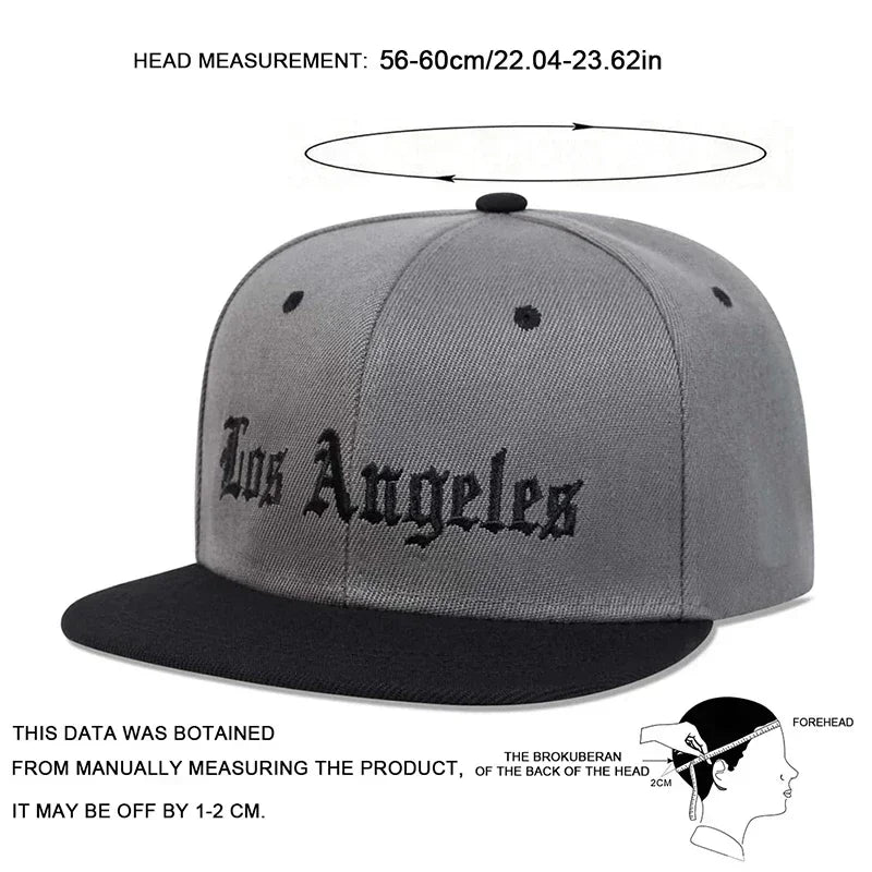 Unisex Los Angeles Embroidery Hip-hop Hats Spring And Autumn