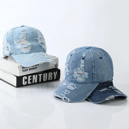 Fashion Breathable Washed Denim Baseball Cap
