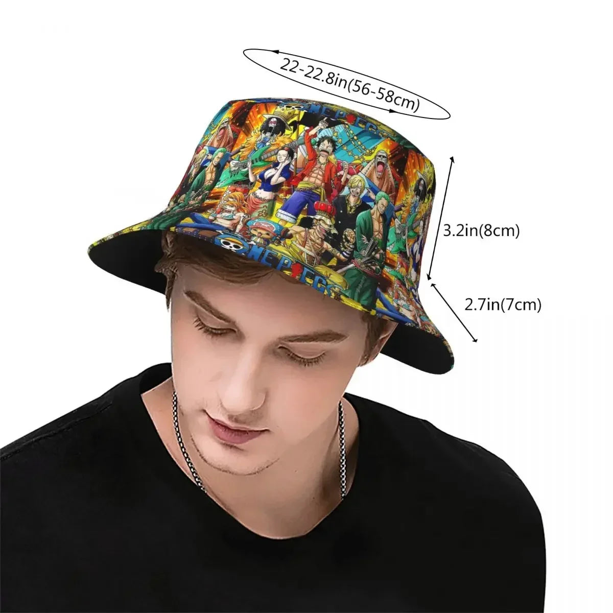 One Piece Bucket Hats Panama For Man Women