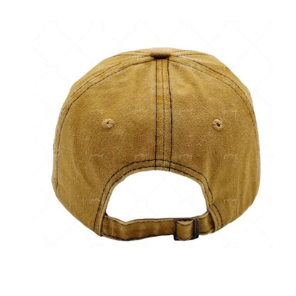 1pcs Vintage Baseball Hat with Digital Embroidery Casual Hip Hop Sun Hats