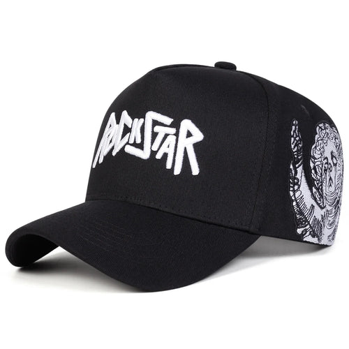 Unisex Rockstar LetterEmbroidery Baseball Caps Spring Autumn