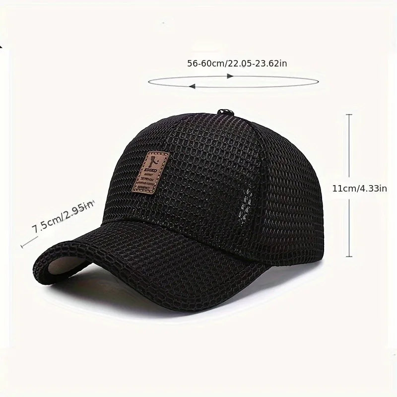 Breathable Mesh Baseball Caps - Adjustable, Quick-Drying