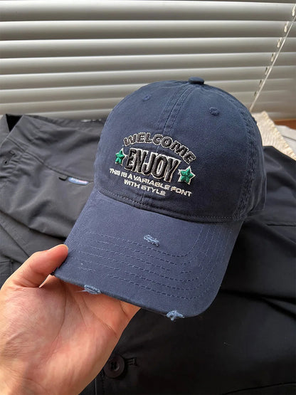 Letter Embroidery Baseball Hat for Men Women