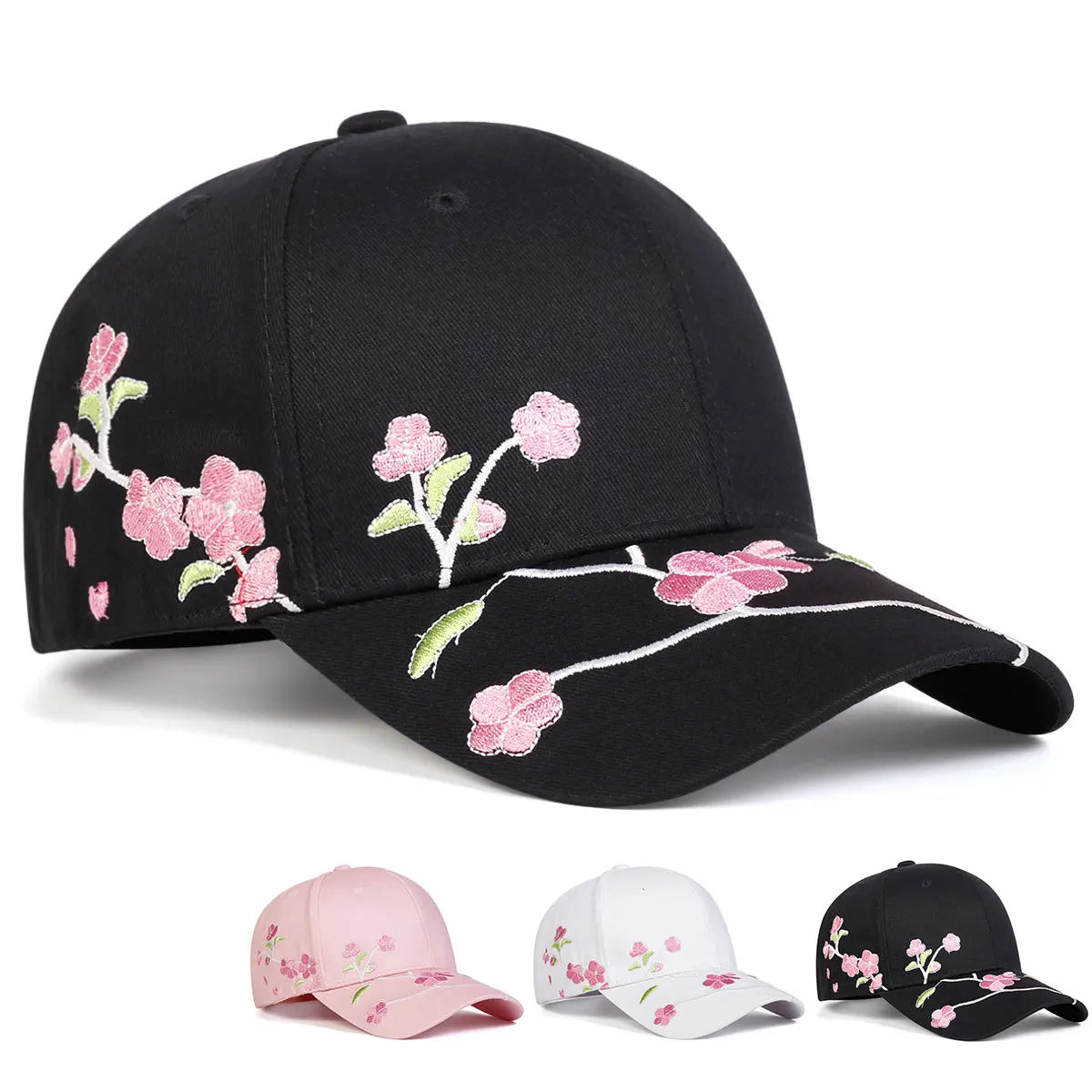 Peach Blossom Baseball Hat for Women