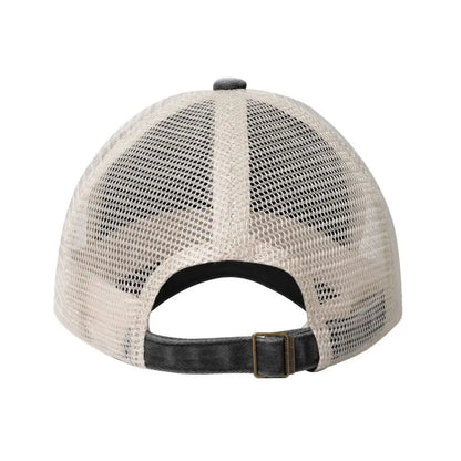 Karl Who Print Summer Mesh Back Baseball Cap