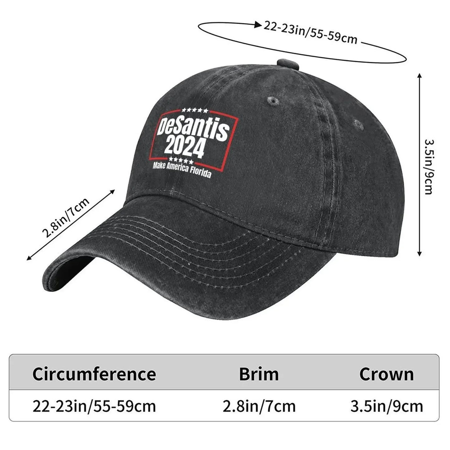 Ron DeSantis Hat Make America Florida Baseball Cap