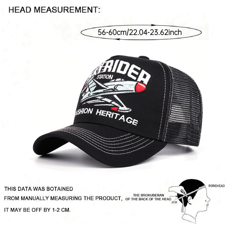 Creative Webhat Skyrider Airplane Street Dance Skateboarding Hip Hop Hat Baseball Hat
