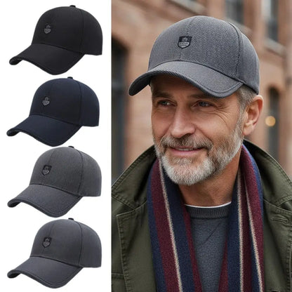Retro Cotton Baseball Cap Adjustable Classic Peaked Cap