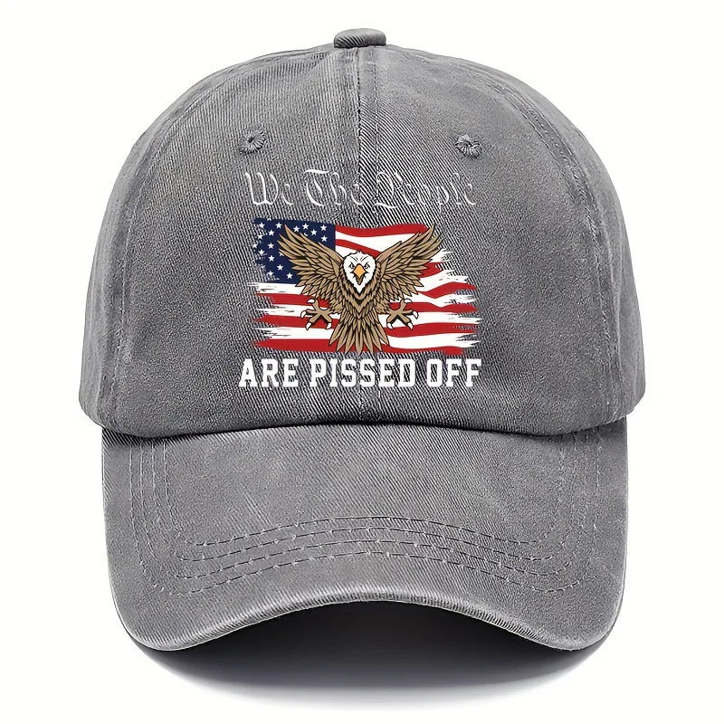 Eagle Print Pattern Street Retro Baseball Cap