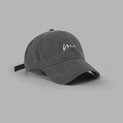 Retro Letter Embroidered Baseball Cap