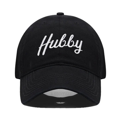 Embroidered Wifey & Hubby Hat Soft Cotton