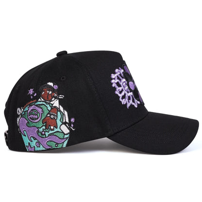 Unisex Sunflower Embroidery Baseball Caps Spring Autumn Sports Cap