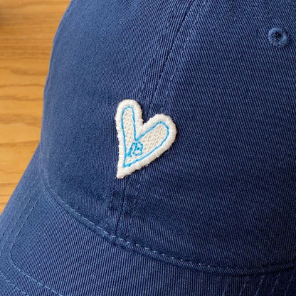 RICYGVM Love Baseball Hat For Men Women Solid Color Duckbill Cap Heart Peaked Cap Cotton Hats Sunshade