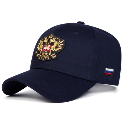 Unisex Double-headed Eagle Embroidery Baseball Caps Spring Autumn