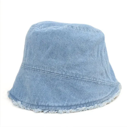 Winter Cotton Solid Warm Bucket Hat Fisherman Hat