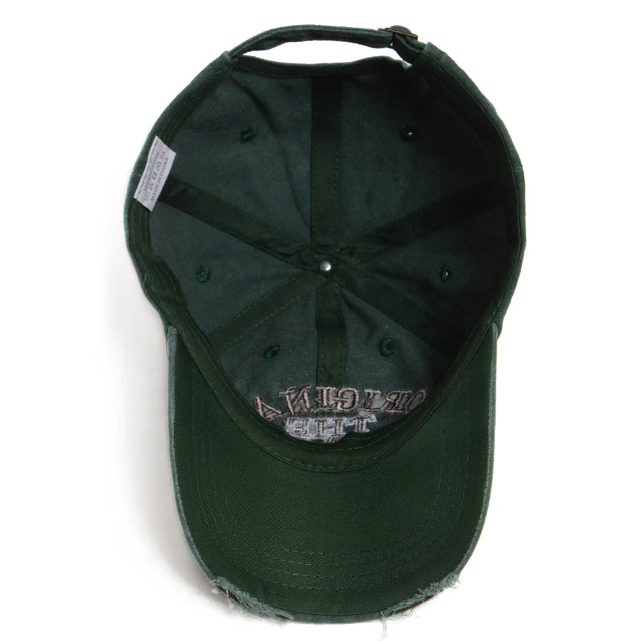 Vintage Baseball Cap Men Women Letter Embroidery Snapback Caps For Daily Casual