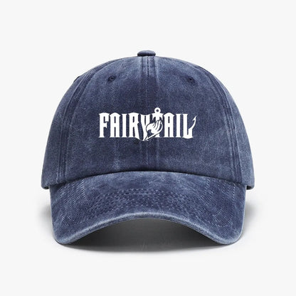 Anime Fairy Tail Print Baseball Cap Fashion Vintage