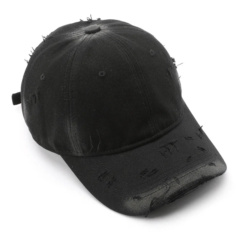 Japanese Retro Style Men's Personalized Washed Solid Color Baseball Cap