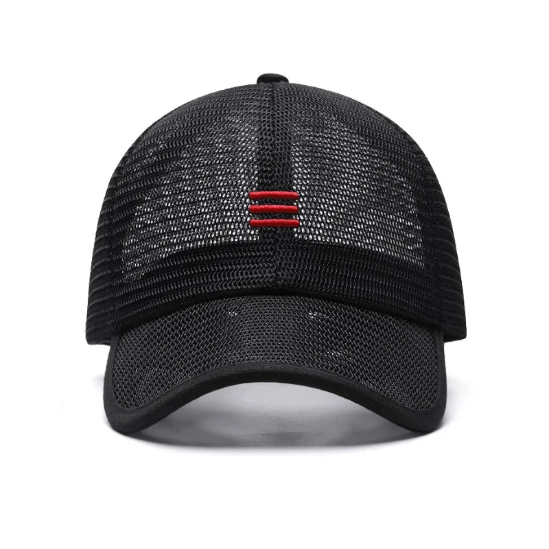 Drop Shipping Summer Full Mesh Big Size Baseball Cap