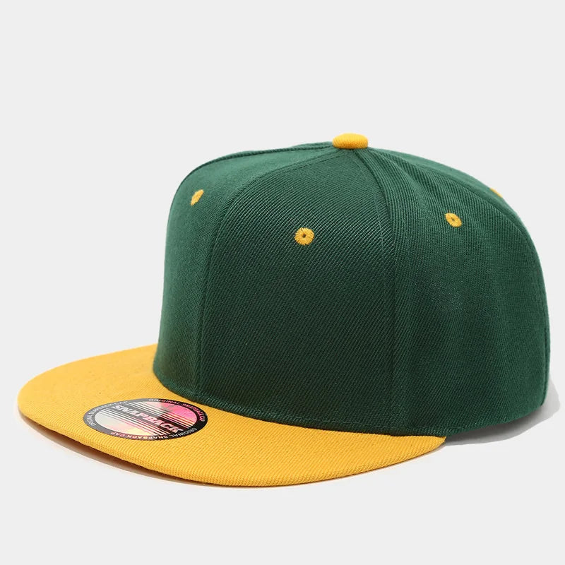 Two-Color Block Hip-Hop Cap For Men And Women, American Casual
