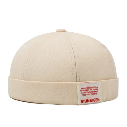 Fashion Hip Hop Beanie Street Hat Letter Embroidery Adjustable