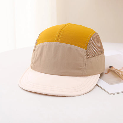 Spring/Summer Five-Panel Lightweight Quick-Drying Mesh Baseball Cap