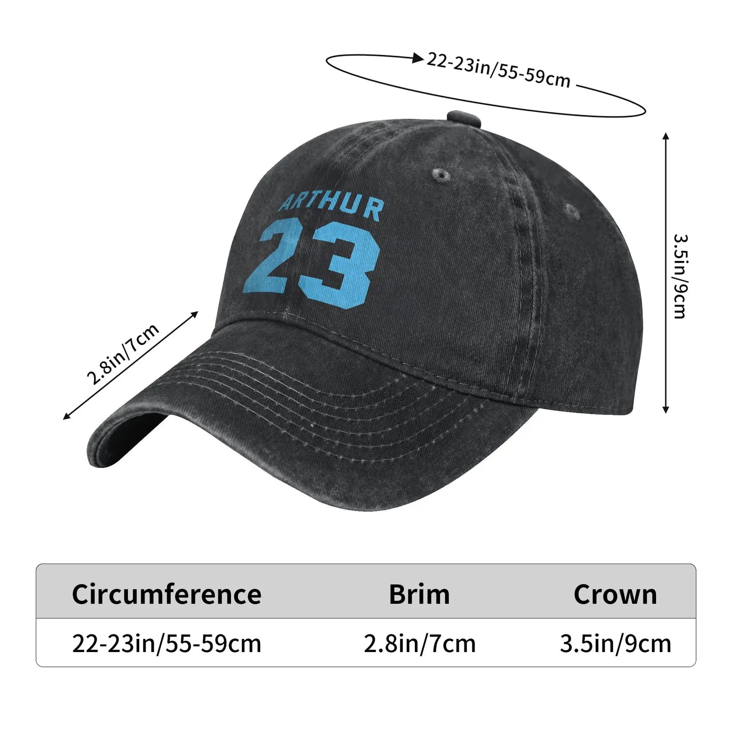 2026 James Arthur Pisces World Tour Casual Baseball Cap Summer Baseball Caps