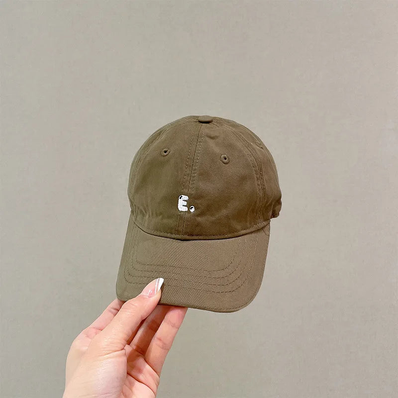 Fashion Letter Children Baseball Hat Embroidery Kids Duck 2 8year Boys Girls Outdoor Sunshade Visors Baby Hats