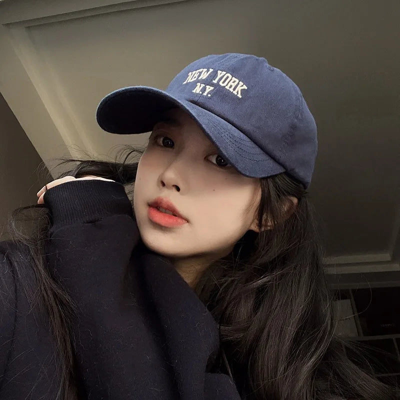 Letters Embroidery Baseball Cap Men Women