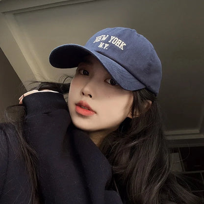 Letters Embroidery Baseball Cap Men Women