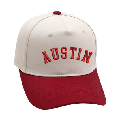 Austin Trucker Hat 3D Embroidery Two Tone Baseball Cap