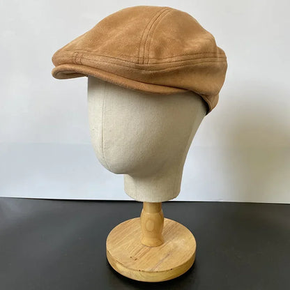 2024 Casual Suede Autumn Winter Beret