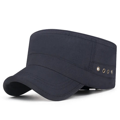 Trendy Flat-Top Sun Cap Breathable Quick-Dry Outdoor Golf Hat