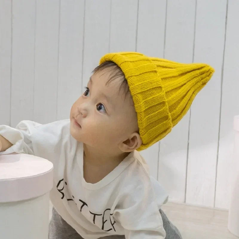 0-4 Years Autumn Winter Crochet Baby Hat Little Girls Boys Kids