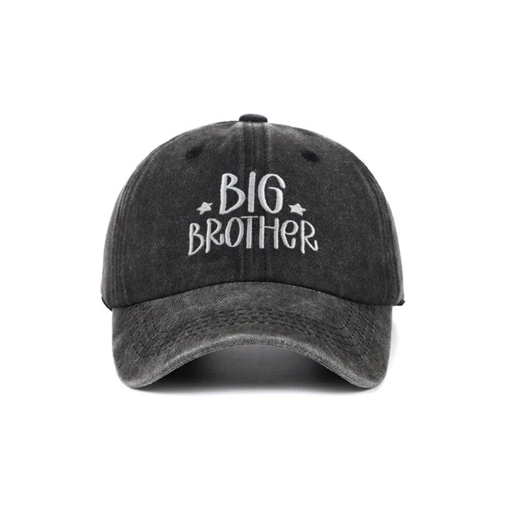 Fashion Washed Cotton Big Brother Big Sister Caps