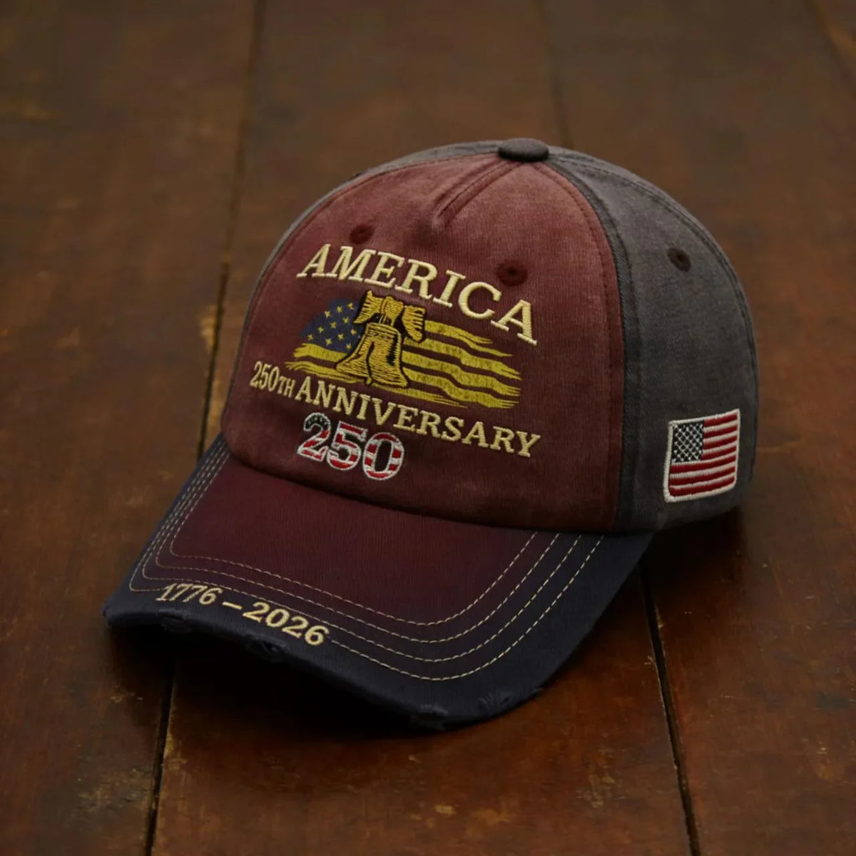 Outdoor Sports Baseball Cap Embroidery American Eagle Head 250th Anniversary Cap Shade Cap