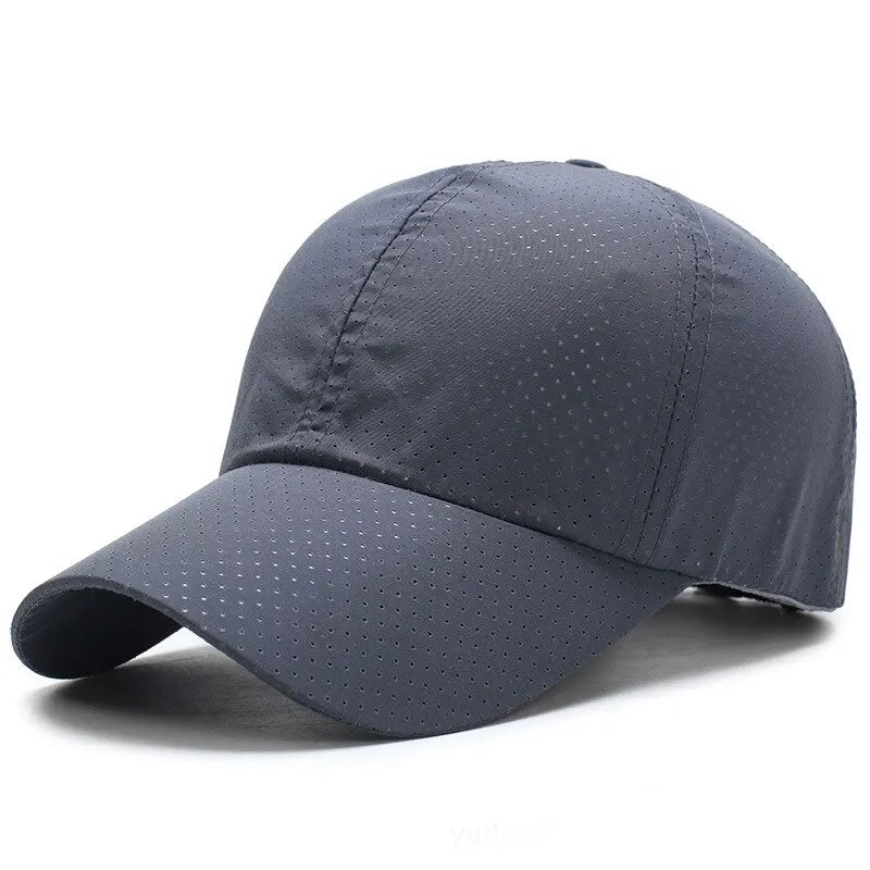 Hat Men Spring Summer Solid Color Mesh Cap Baseball Cap Women