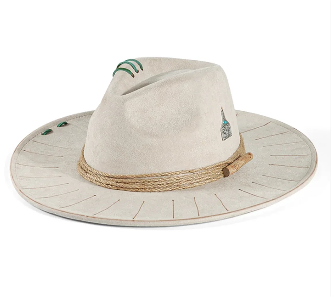 Handmade Fedora Hat Suede Men's And Women's Hat