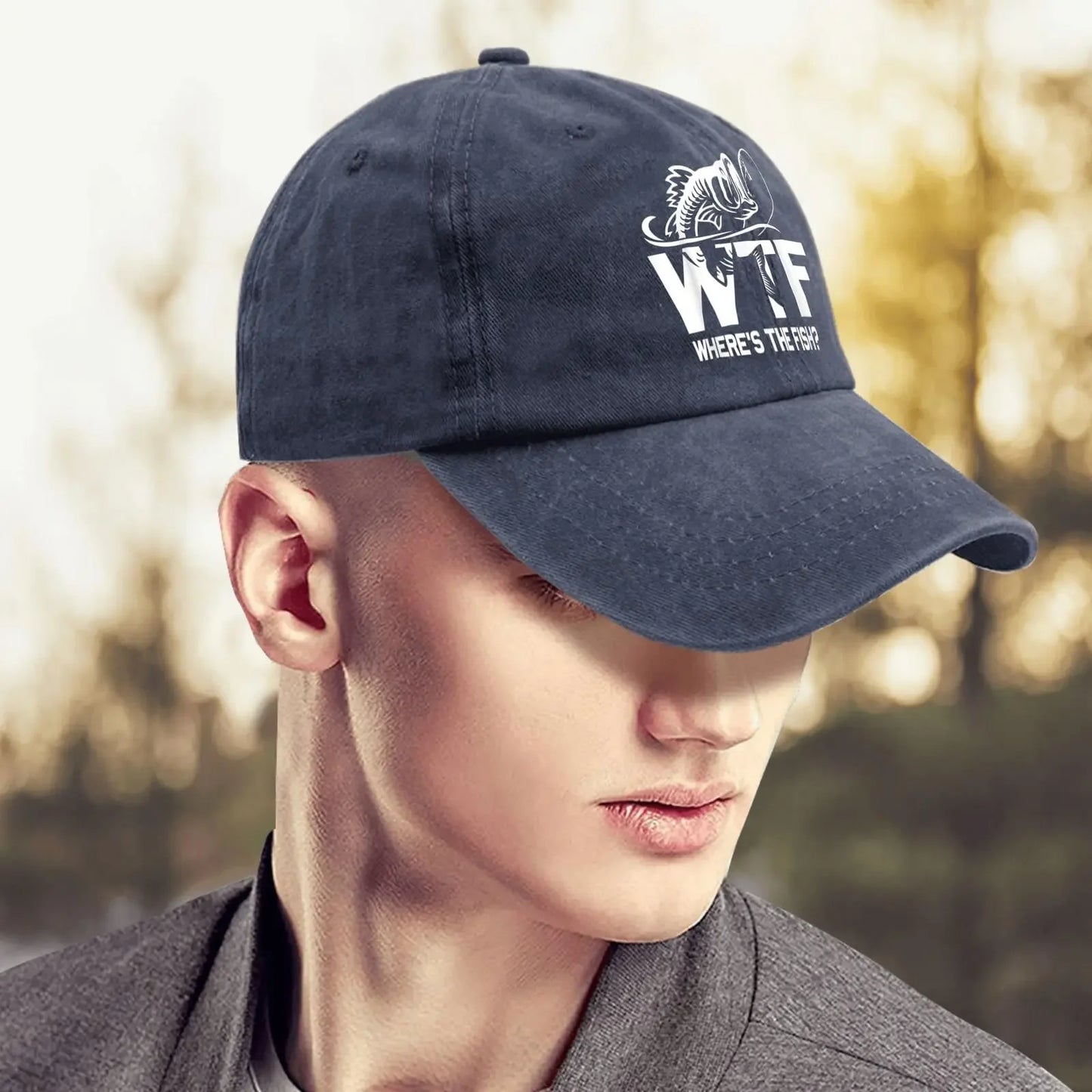 WTF Where's The Fish Hats for Man