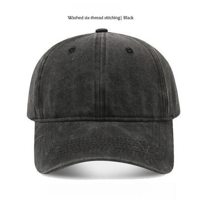 Washed Cotton Solid Dad Hat Unisex Baseball Cap