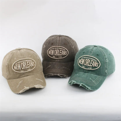 2026 Unisex Washed Cotton Baseball Cap