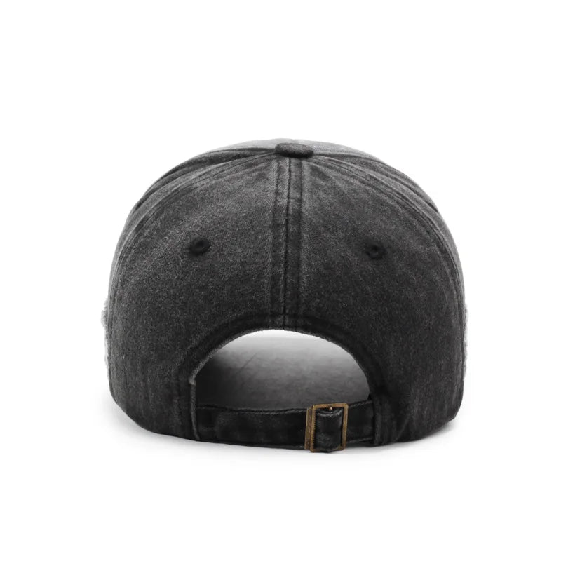 Washed Retro Baseball Cap, Made Old And Adjustable Sun Hat