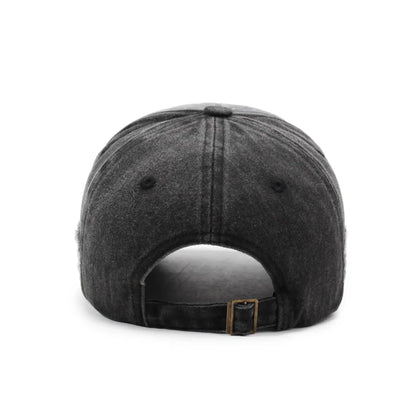 Washed Retro Baseball Cap, Made Old And Adjustable Sun Hat