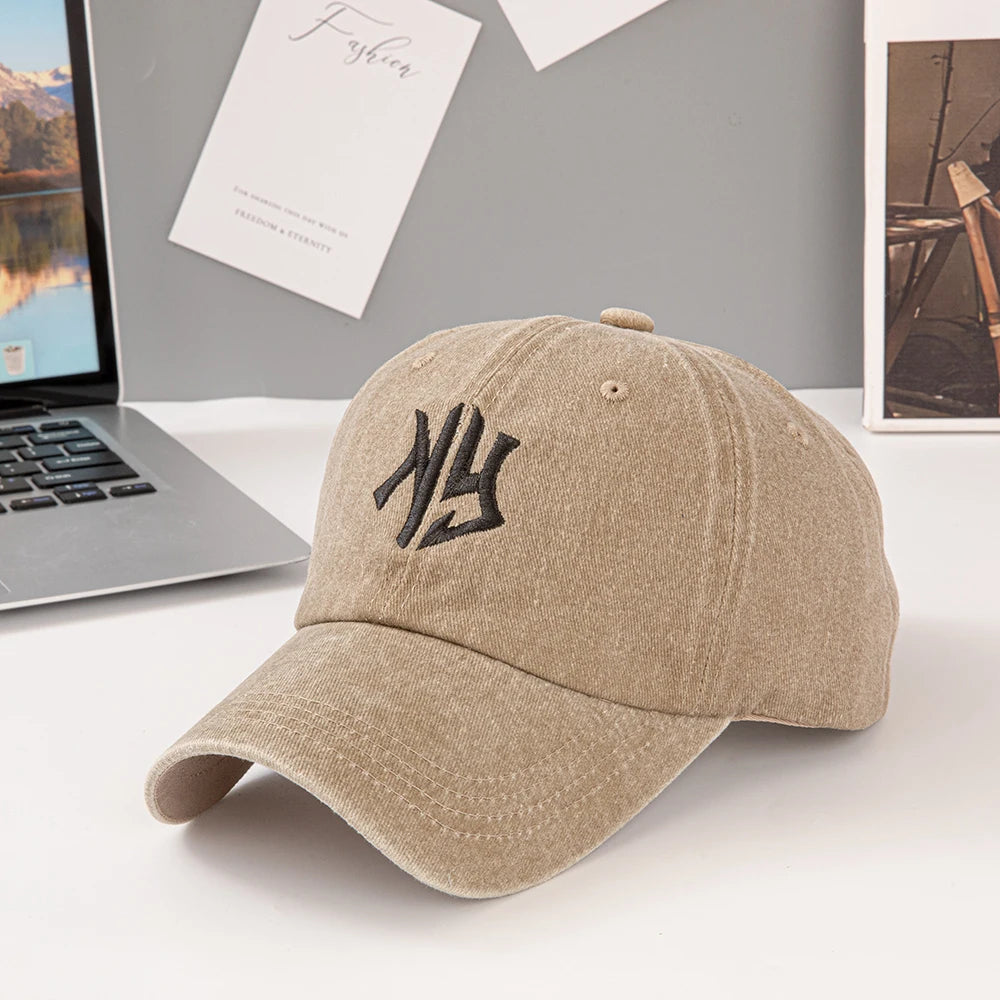 The New NY Lettered Baseball Cap Outdoor Sports And Travel Cap