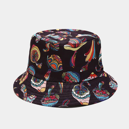 Colorful Print Bucket Hat Panama For Women And Men