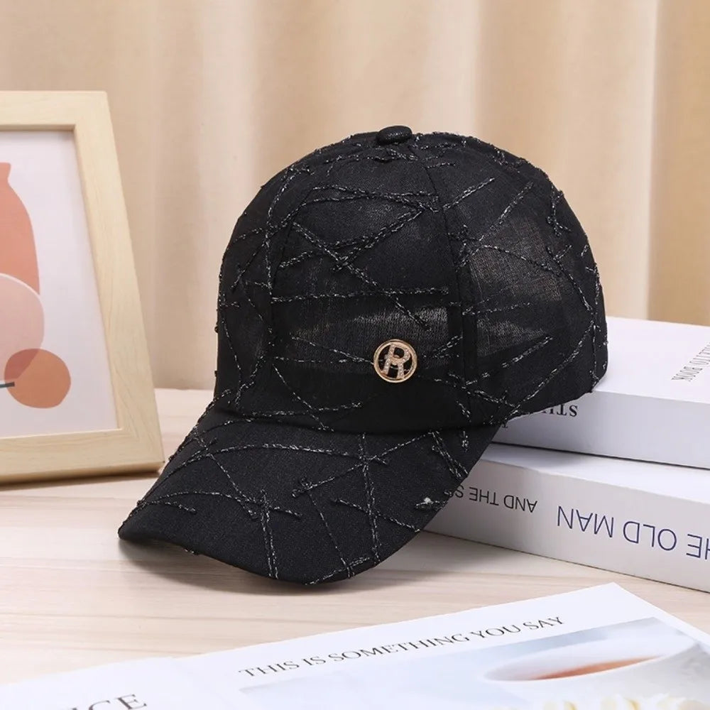 Fashion Letter Baseball Caps Simple Adjustable Sun Hats