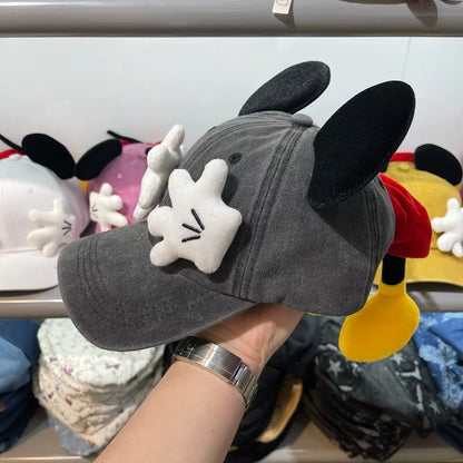 Cute Cartoon Mouse Ears Baseball Cap for Girls Anime