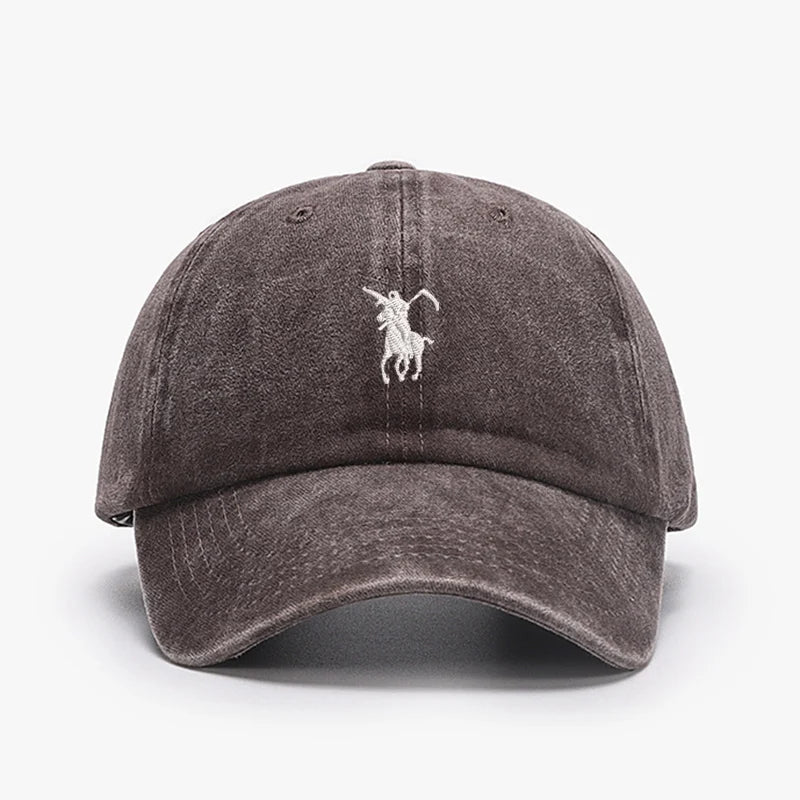 Washed Cotton Soft Baseball Caps Adjustable