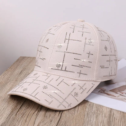 Spring/Summer New Water Diamond Casual Versatile Fashion Baseball Hat